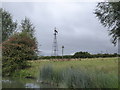 Derelict windpump between the River Thames and Bablock Hythe Road