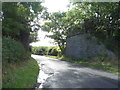 Disused railway bridge remains