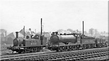 NS7993 : Stirling: yard of LNER (ex-NBR) Shore Road Depot, 1948 by Ben Brooksbank