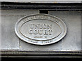 Union Court Plaque