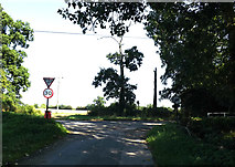 TM1485 : Wash Lane, Gissing by Geographer
