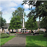 SK5837 : West Bridgford: lunch by the war memorial by John Sutton