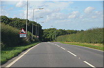 SE9921 : A1077 approaching South Ferriby by J.Hannan-Briggs