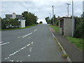 Bus stop and shelter on the B870, Glengolly