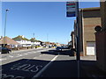 Looking east from bus stop on Brighton Road