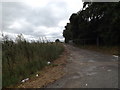 TL9471 : Woolpit Road Byway to the C645 Walsham Road by Geographer