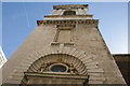 Looking up at St. Mary-le-Bow Church from Bow Churchyard