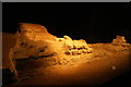 View of the remains of the Roman Amphitheatre in the basement of the Guildhall