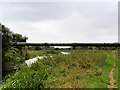 Pipe Bridge over River Nene near Wellingborough