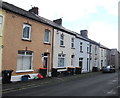 Wheelie bins, Power Street, Newport