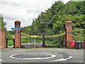 SJ5190 : Sutton Manor Colliery - main gates by Neil Theasby