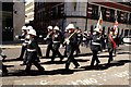 View of a Great Fire of London Parade rounding the corner from Cock Lane into Giltspur Street #19