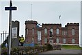 NH6645 : End of the Great Glen Way at Inverness Castle by Jim Barton