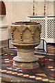 St James, New Bradwell - Font