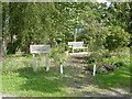 Commemorative seat in North Scarle