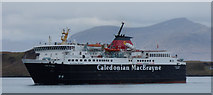 NM8530 : Ferry Isle of Mull in Oban Bay by Thomas Nugent