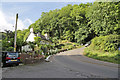 A39 at Porlock Hill steepens somewhat