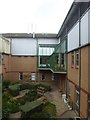 Garden space inside the Royal Devon and Exeter Hospital