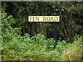 Fen Road sign