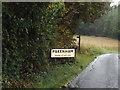 Pakenham Village Name sign on Bull Road