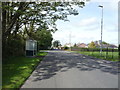 Bus stop and shelter on Syke Road