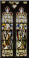 Stained glass window, St Clement