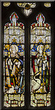 TA0114 : Stained glass window, St Clement's church, Worlaby by Julian P Guffogg