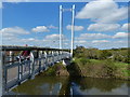 Cow Lane Footbridge crossing the River Trent