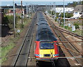 Railway line in Newark-on-Trent