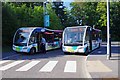 Two Durham Park & Ride Optare buses at Howlands Park & Ride, South Road, Durham