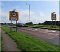 SO6202 : End of the 30 zone at the eastern edge of Aylburton by Jaggery