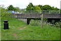 The Sowe Valley footpath heads under Allard Way, Stoke Aldermoor, Coventry