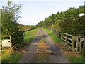 Track from Meikle Creoch Farm at Mote Cottage