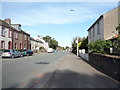 Bus stop on West Street, Aspatria