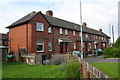 Row of houses on Jack Lane (evens #118-#108)