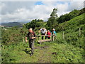 Llwybr ger Garth / A footpath near Garth