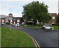 Warning sign - humps for 520 yards, Llywelyn Road, Cwmbran