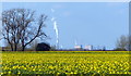 SK8063 : View north towards Cottam power station by Mat Fascione