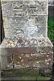 SP5621 : Benchmark on St Mary's Church by Roger Templeman