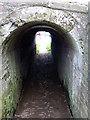 Footpath tunnel beside the Trent & Mersey Canal