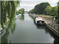 View from a bridge at Stanstead Abbotts