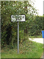 TL9369 : Grimstone End Village Name sign on Mill Road by Geographer