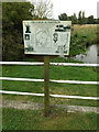 TL9369 : Pakenham information sign by Geographer