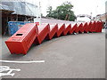 Sloping Telephone Boxes, Kingston Upon Thames (1)