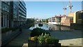 TQ3282 : View up City Road Basin by Christopher Hilton