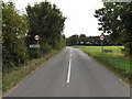 Entering Thurston on Ixworth Road