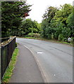 Visibility mirror at a bend in Berse Road, New Broughton