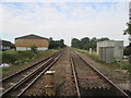 Looking  west  from  Dam  Lane  level  crossing