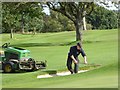 Raking over the bunker