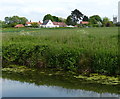 Clayworth village viewed from the Chesterfield Canal